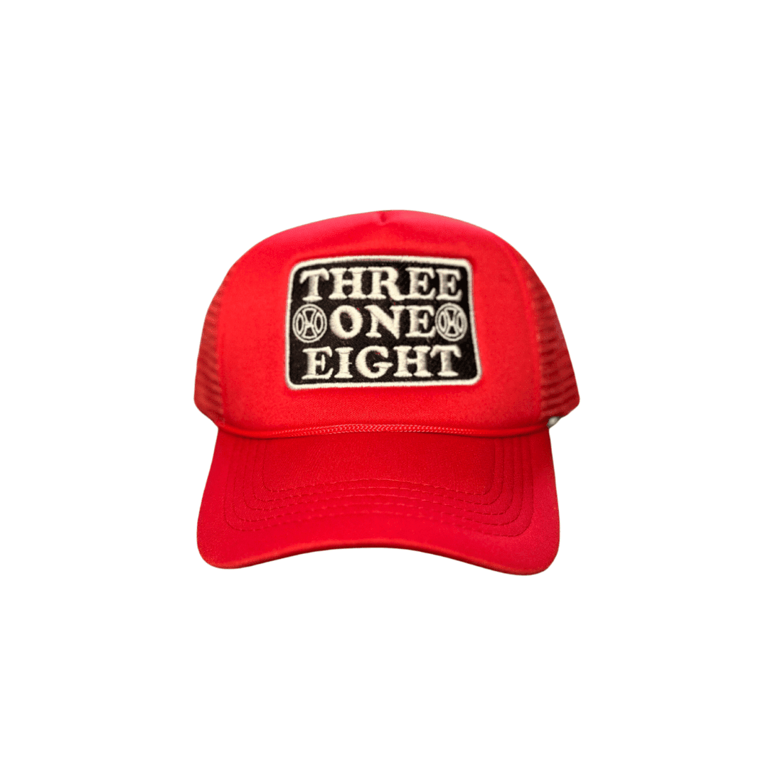 THREE ONE EIGHT RED TRUCKER | 318studios - 318studios