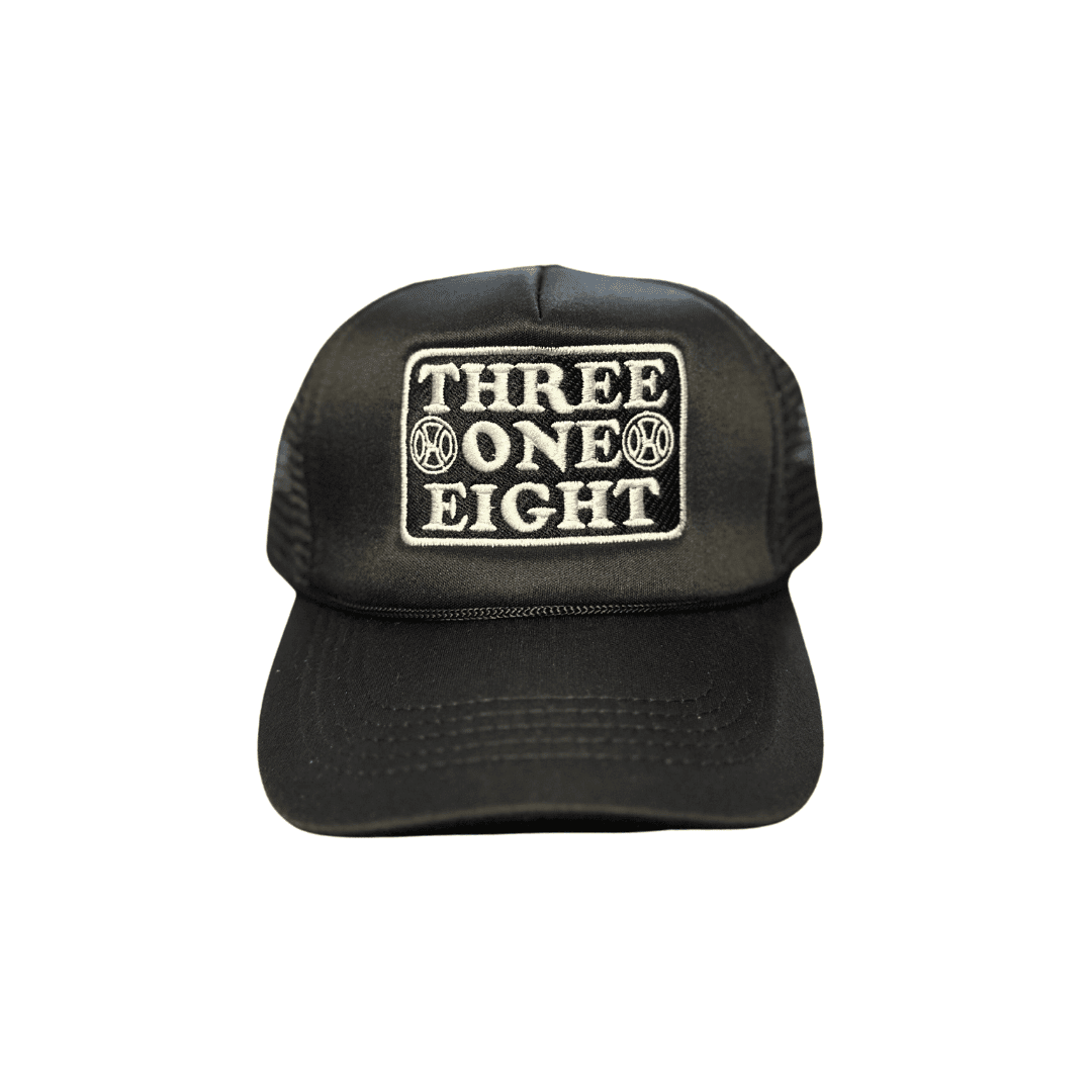 THREE ONE EIGHT BLACK TRUCKER | 318studios - 318studios